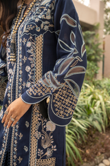 Mehru By Zebtan Unstitched 3 Piece Luxury Lawn Spring Suit-Mehru MZ-04
