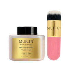 Muicin-Gold Radiant Loose Powder & Kabuki Brush