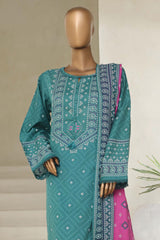 Sada Bahar Stitched 3 Piece Printed Lawn Vol-05 Suit-PR-397-Green