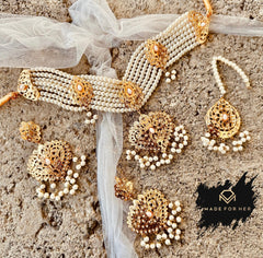 Made For Her-Hyderabadi Heritage Choker Set - WM1001