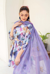 Ziva By Humdum Stitched 3 Piece Printed Lawn Collection'2025-D08
