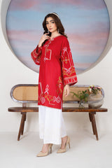 Tiraz Stitched 2 Piece Summer Suit-Nazneen