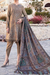 M Print by Maria B Unstitched 3 Piece Winter Suit-MPT-2003-A