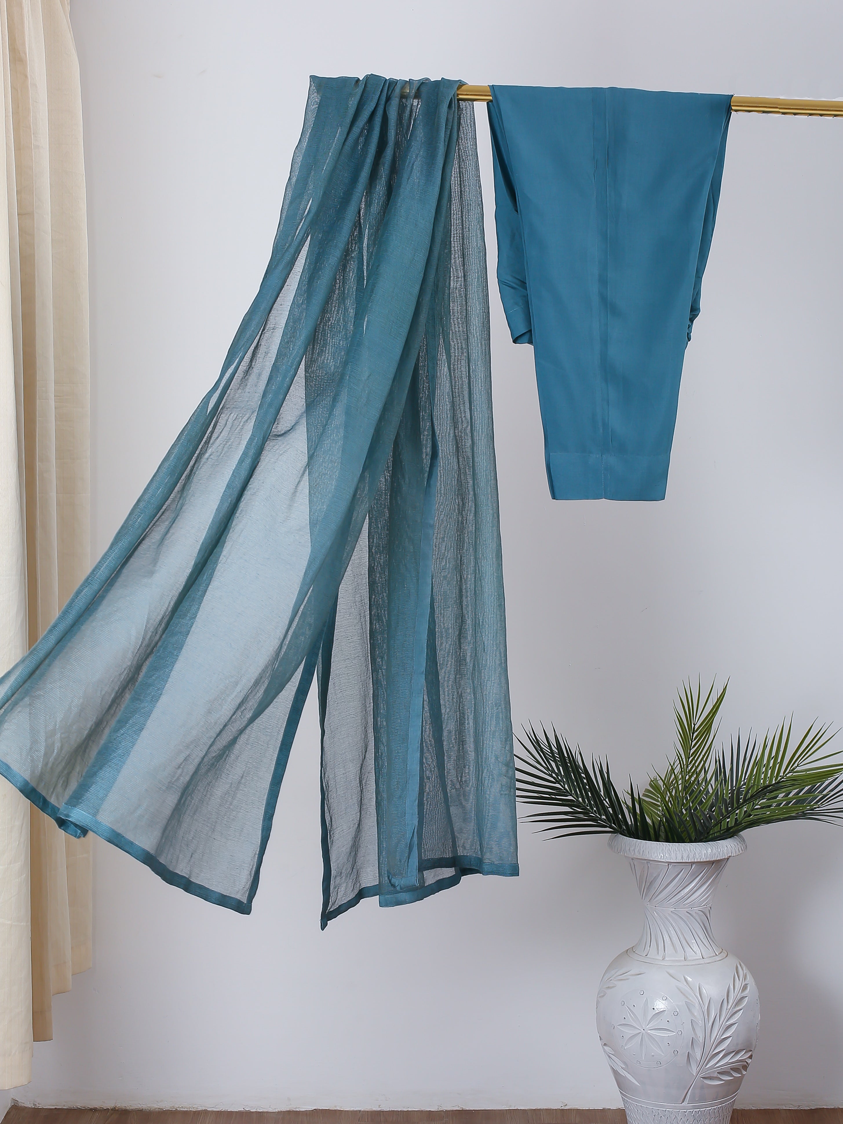 Samawi Stitched Kurta Collection'2025-Cobalt Kurta