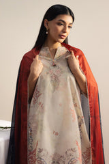 Coco By Zara Shahjahan Unstitched 3 Piece Prints Drop Two Suit-3A-SORA
