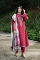 Coco by Zara Shahjahan Unstitched 3 Piece Winter Suit-ZW22-3B
