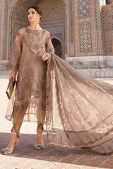 Voyage A Luxe by Maria B Unstitched 3 Piece Luxury Eid Lawn Suit-MVL-03-B
