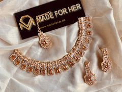 Made For Her-Zircon Style Necklace - KAHD091