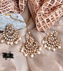 Made For Her-Noor-e-Raaz Earrings & Tikka Set - KMW1161