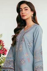 Zync By Florent Unstitched 3 Piece Luxury Lawn Vol-02 Suit-FZ-3B