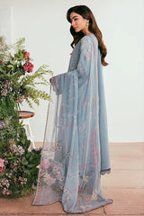 Zync By Florent Unstitched 3 Piece Luxury Lawn Vol-02 Suit-FZ-3B