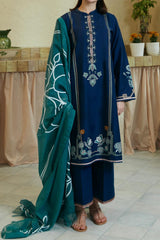Coco by Zara Shahjahan Unstitched 3 Piece Lawn Suit-03-B-Gul Mohar