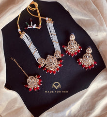 Made For Her-Indian Kundun Choker Set - KAHD244