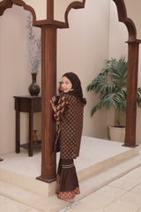 Suntex Stitched 3 Piece Girls Festive Premium Edition Suit-SH-2603