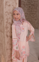 Suntex Stitched 3 Piece Girls Festive Premium Edition Suit-SH-2608
