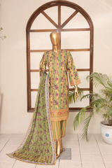 Mummmy & Me By Suntex Stitched 3 Piece Chikankari Summer Eid Suit-OS-2610