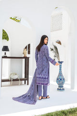 Dressline Launching New Un Stitched 3 Pcs Emb Laserkari Digital Printed Lawn Collection