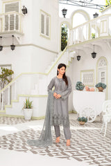 Dressline Launching New Un Stitched 3 Pcs Premium Dyed Lawn Fancy Full Chikankari With Sequence Emb Collection 2025