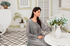 Dressline Launching New Un Stitched 3 Pcs Premium Dyed Lawn Fancy Full Chikankari With Sequence Emb Collection 2025