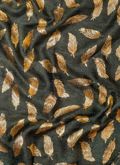 Hijab Ul Hareem Gold Feather Hijab