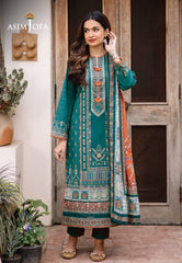 Asim Jofa Designers Limited Edition Ajbud-19 Printed Stitched 3 Pcs