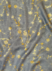 Hijab Ul Hareem Gold Foil Floral Hijabs