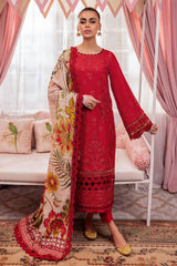 Maya by Nureh Unstitched 3 Piece Emb Lawn Suit-NS-113