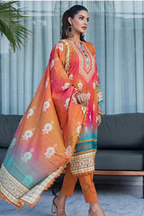Anum By Al Zohaib Unstitched 3 Piece Digital Printed Lawn Vol-02 Suit-ALZ-10