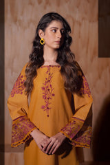 Aayra Stitched Winter Collection'2025-Ay1141 - Saffron grace 3pc