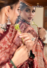 Asim Jofa Rania Pre-Winter '23 Ajrw-34 Embroidered Stitched 3 Pcs