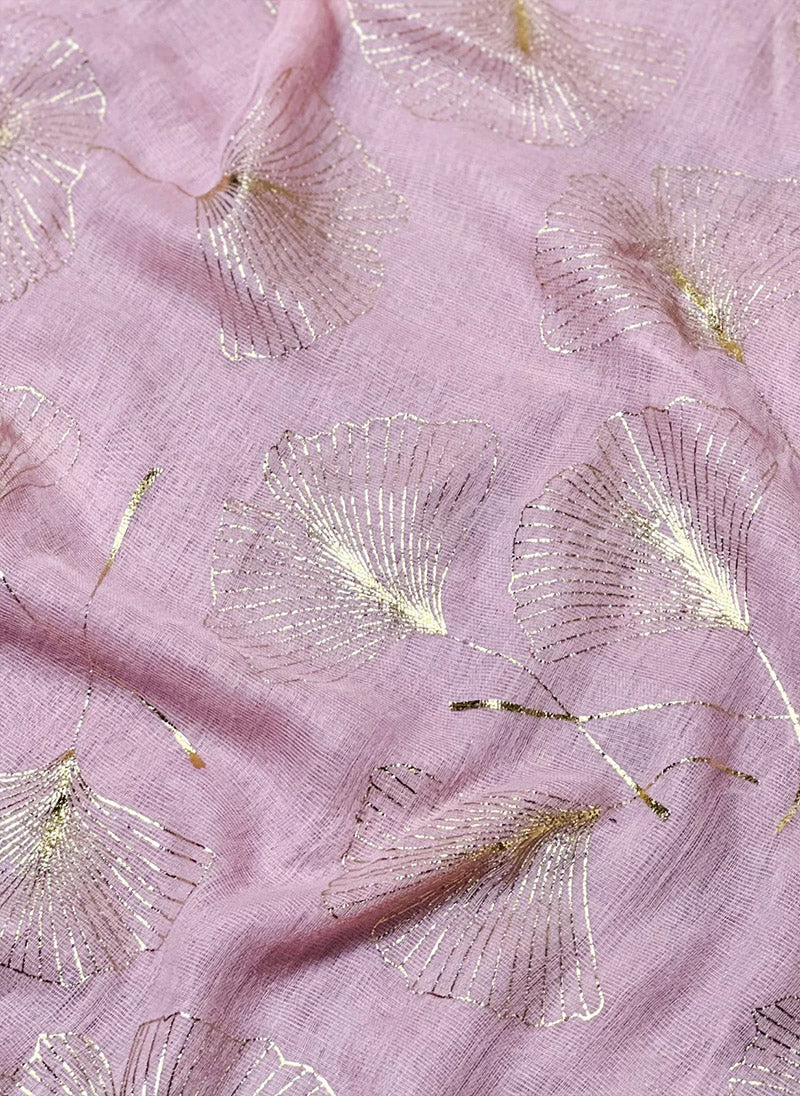 Hijab Ul Hareem Golden Foil Hijab