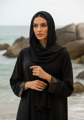 Hijabi.Pk Black Jade Abaya