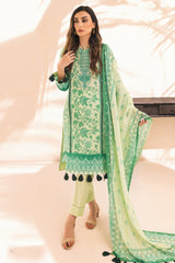 Colors by Al Zohaib Unstitched 3 Piece Digital Printed Lawn Vol-03 Suit-CFD-06
