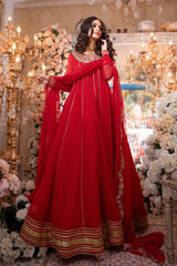 Haniumaimaz Stitched Formals Suit-SURKH