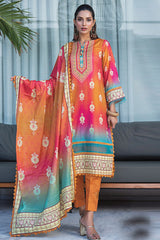 Anum By Al Zohaib Unstitched 3 Piece Digital Printed Lawn Vol-02 Suit-ALZ-10
