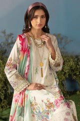 Butterfly By Riaz Arts Unstitched 3 Piece Emb Lawn Suit-D-03