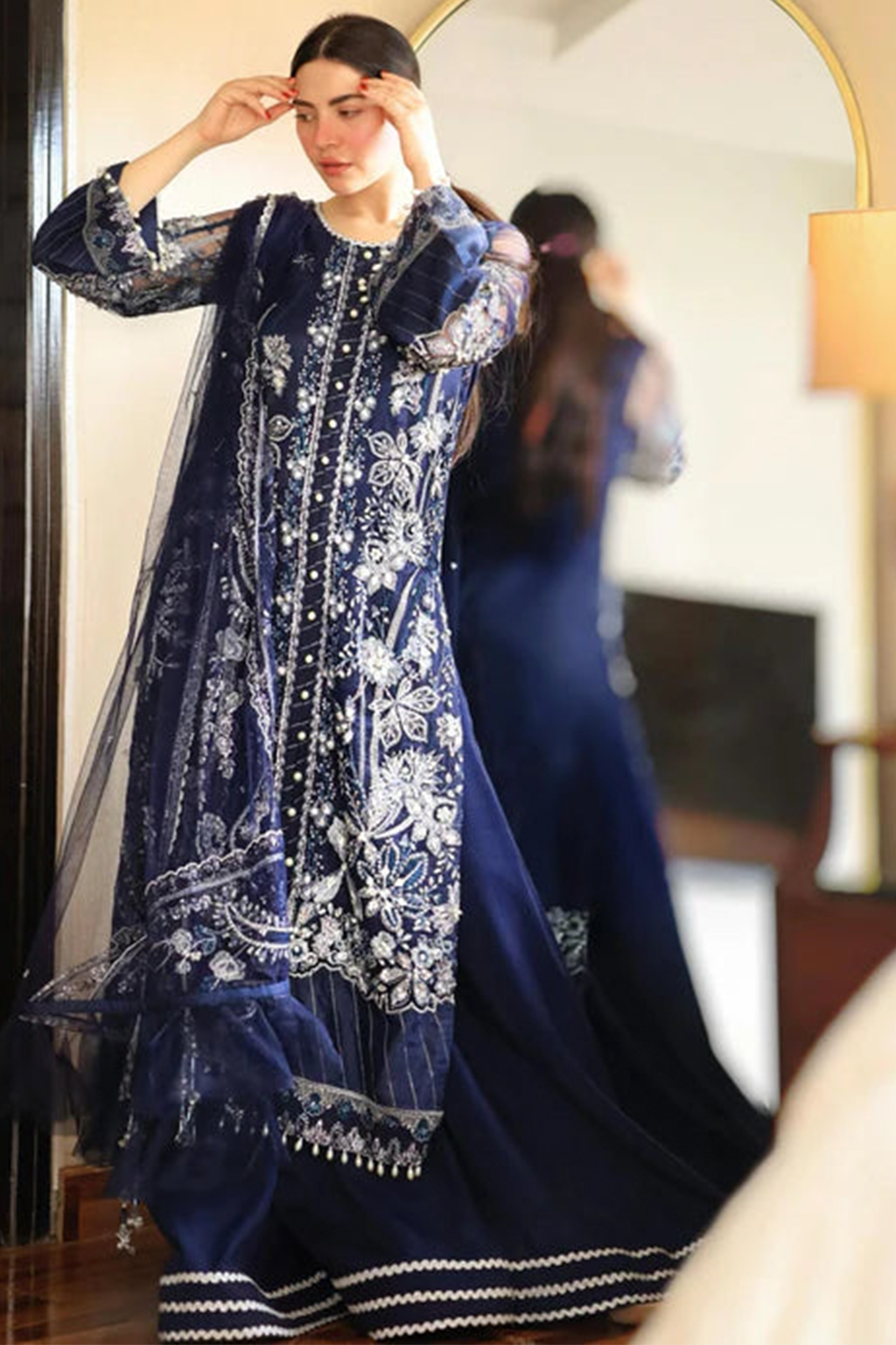 Meeral Unstitched 3 Piece Luxury Formals Pret Collection'2025-Meeral - Meena - Meeral Luxe
