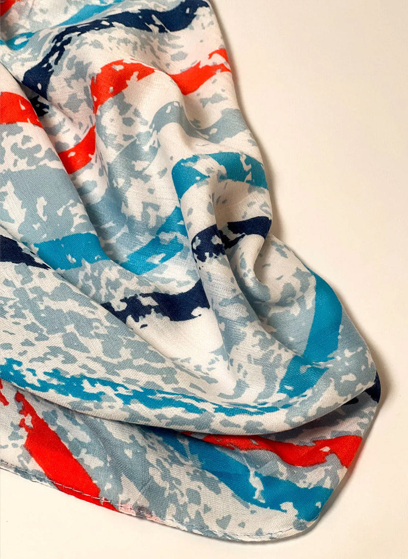 Hijab Ul Hareem Multi Print Hijab