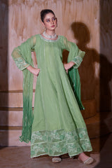 Aayra Stitched Formals Collection'2025-AY444 - Spring Green 3Pc