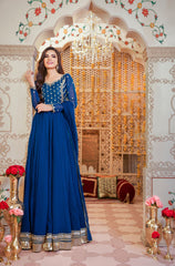 Kalidaar Frocks By Asma & Sidra Stitched Formals Suit-Neelum