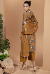 Zara By Humdum Unstitched 3 Piece Winter Collection'2024-D-08