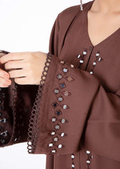 Abaya.Pk Reflection Brown Abaya