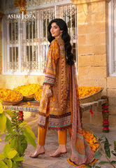 Asim Jofa Aira Summer Prints Ajar-15 Embroidered Lawn 3 Pcs