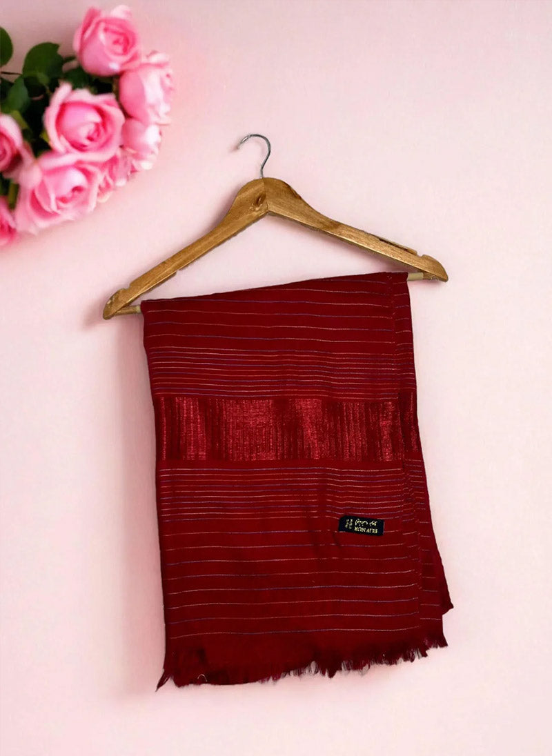 Hijab Ul Hareem Solid Stripe Hijab