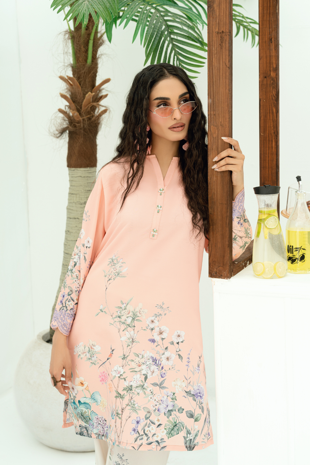 Raha By Amal Stitched Co Ords Cambric Vol-01 Collection'2025-Opal