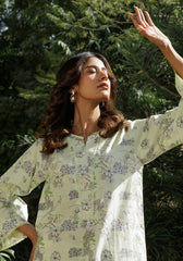 Zarasi.Pk Stitched 2 Piece Printed Lawn Collection'2025-Lime Bloom