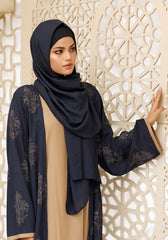 Hijabi.Pk Deep indigo Abaya
