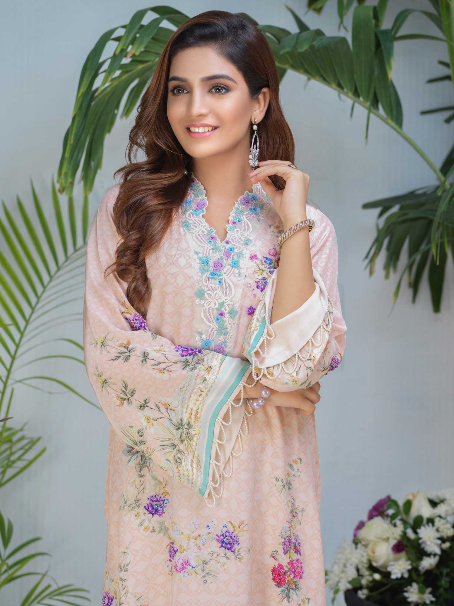 Luxury Pret By Zaaviay Stitched Pearl Elegance