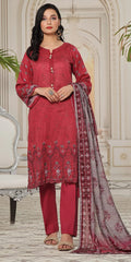 Dressline Un Stitched 3 Pcs Emb Chikankari Digital Printed Lawn Collection