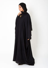 Abaya.Pk Black Butterfly Gown Abaya